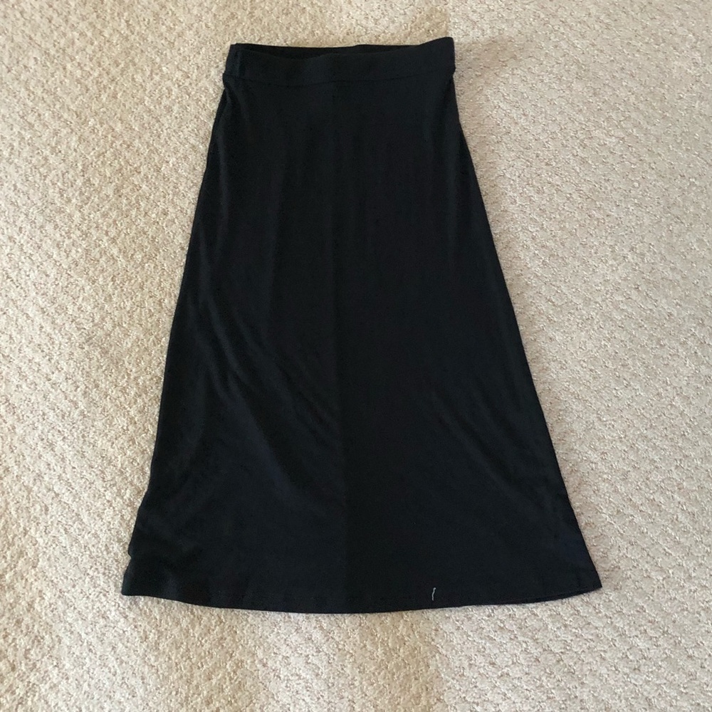 Papaya Black Skirt
